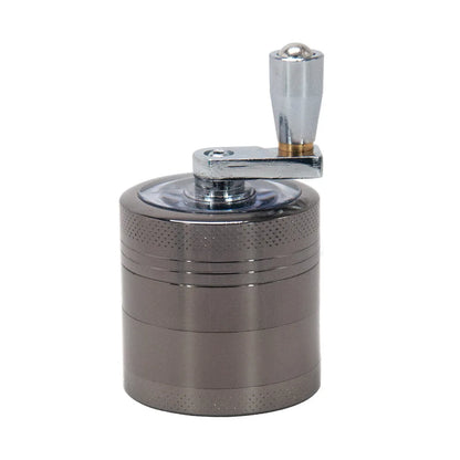 Herb Tobacco Grinder 4 Layers Herb Crusher Machine Herb Spice Mill Grinder Hand Muller Crank Cigar Tobacco Hand Grinder Crusher