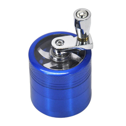 Herb Tobacco Grinder 4 Layers Herb Crusher Machine Herb Spice Mill Grinder Hand Muller Crank Cigar Tobacco Hand Grinder Crusher